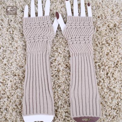 China Hot Fashionable Mittens Gloves Korean Fashion Knitted Wool Scoring Straight Acrylic Gloves for sale