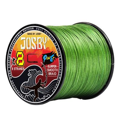 China JOSBY 8 Yarn Peche High Strength PE Braided Multifilamento Yarn Accessories 300M Pesca Carp Fly Soft Fishing Line for sale