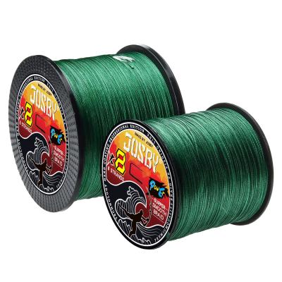 China High Tensile JOSBY Braided 500M Super Strong 8 Strands Tie Up Multifilament Durable PE Technology Japanese Fishing Line Tackle for sale