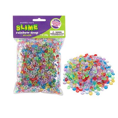 China DIY Practice Mixed Color Fishbowl DIY Crystal Mud Kit Flat Plastic Mud Beads ZF94 DIY Bead Making Crafts Plastic Bead For Kids for sale