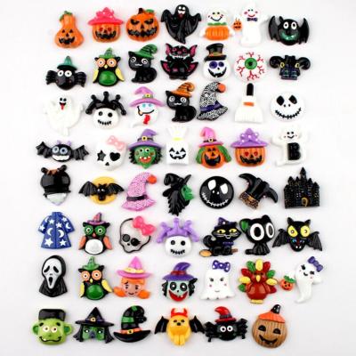 China ZQX346 China Diy Kids Opens Halloween Epoxy Resin Charms Flatback Resin Charms For Slime Phone Decoration for sale