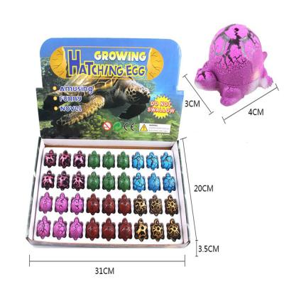 China W011 Dinosaur Surprise Egg Kids Toys Cheap Novelty Game Hatching Turtle Egg Growing Toy for sale