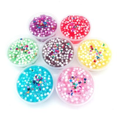 China 2020 Hot Funny DIY Toy ZF01 New Novelty Toys Educational Mud Foam Beads Mud Toy Kits For Kids for sale