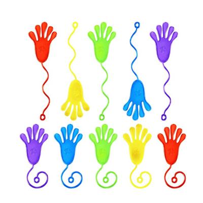 China Funny Nostalgic Kids Toys Prank Toys Sticky Man Palm Hand In Party Educational Toy For Kids Game for sale