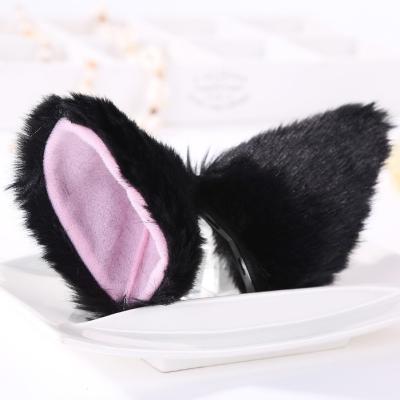 China Z019 Fashionable Party Hairpin Cosplay Cat Ears Hair Clips Dancing for Girls Fox Ears Hair Clips for sale