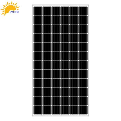 China 355w Silicon Solar Panels Single Crystal Mono Monocrystalline Industrial Solar Panel Price for sale