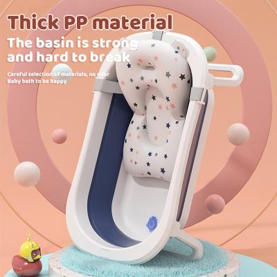 China Baby Kids Children Folding Bath Tub For Children, Thickened Thermal Foam To Keep Temperature Baby Bath Tub for sale