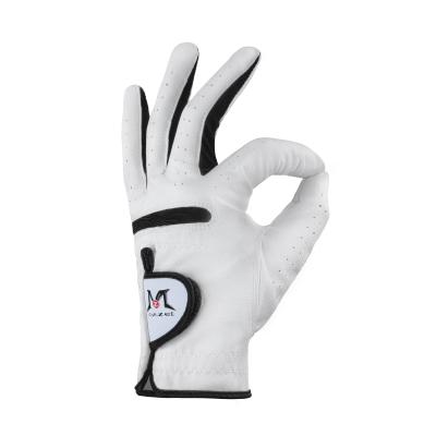 China MAZEL Men's Tour Soft Golf Glove Worn On The Left Hand Mens Golf Time Spann Premium Synthetic Golf Glove for sale