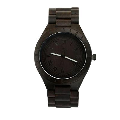 China High-end atmosphere new wooden men's watch casual live hot sale fashion simple wooden hand watch for sale