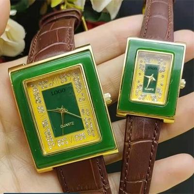 China Wholesale High Quality Water Resistant Watch Hetian Jade Belt Wristwatches For Couples for sale