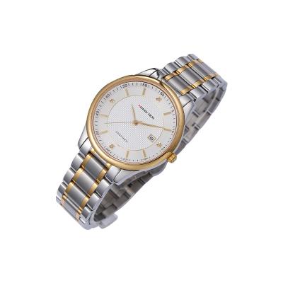 China Fashion Automatic Pure Steel Automatic Date Watch Waterproof Couples Watch for sale