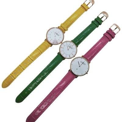 China Colorful Hot Selling Water Resistant Quartz Watch Waterproof Ladies Watches for sale