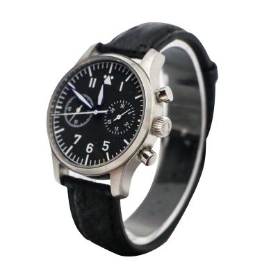 China Custom Luxury Automatic Mechanical Automatic Date Watches Leather Band Men Watches for sale