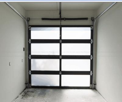 China Best Automatic Used Aluminum Insulated Glass Garage Doors Security for sale