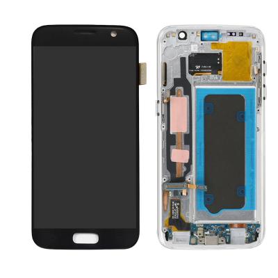 China Super Amoled 100% Screened Dustproof Cell Phone LCDs Touch Screen Replacement For Samsung Galaxy S7 G930 G930F G930A G930T G930P G930V G9300 for sale