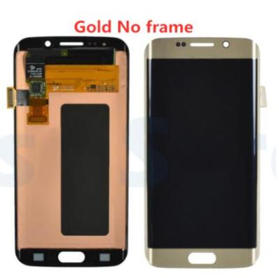 China Super Amoled OEM Cell Phone LCD Dustproof Durable Screen For Samsung Galaxy S6 Edge G925A G925U G925F Touch LCD Replacement for sale