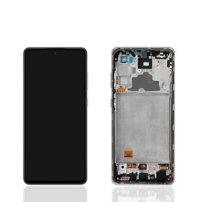 China Great Quality Super Amoled Waterproof Cell Phone LCDs Touch Screen Fingerprint Proof Replacement For Samsugn Galaxy A72 4G for sale