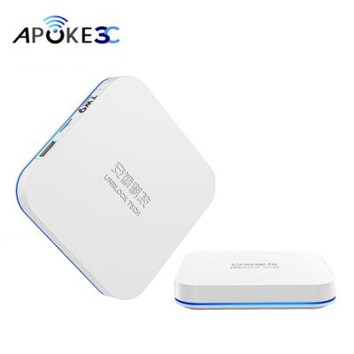 China 4g+64g with AI voice funtion Smart TV PRO max 4GB 64GB dual band Android 10 box wifi Android TV box UBOX9 for sale