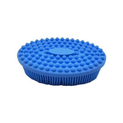 China All Natural High Quality Silicone Bath Message Brush Body Shower Massager Silicone Baby Bath Brush for sale