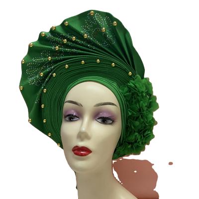 China Wholesale price  Ready-to-Wear auto Gele headtie  african headties for wedding/party for sale