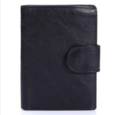 China Men's Anti-theft Multifunctional Male Wallet Purse Cowhide WalletsCoin Pocket Photo Genuine Leather Short Card Holder for sale