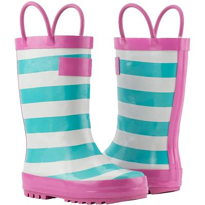 China Recyclable Rainy Season Waterproof Rubber Shoe Protector Kids Rain Boots for sale