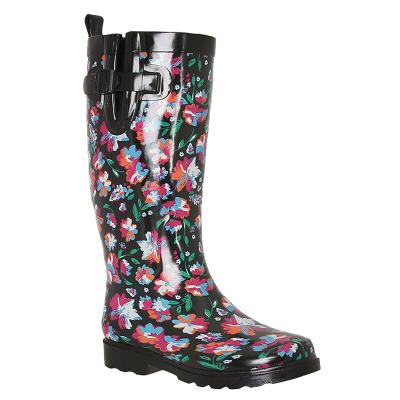 China Wholesale Recyclable Waterproof Custom Women Ladies Rubber Rain Boots Shoes for sale