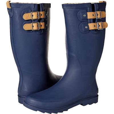 China Recyclable Wholesale Rainy Fancy Shoes Waterproof Shoes For Women Rubber Rain Boots for sale