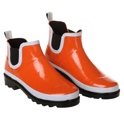 China Ladies Recyclable Waterproof Rubber Boots Ankle Fashion Rain Shoes For Women Rubber Rain Boots Wholesale for sale