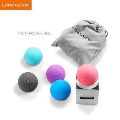 China Durable Gym Fitness Cross Fitted Custom Massage Ball Equipment Accessories Lacrosse Peanut Single Massage Ball for sale