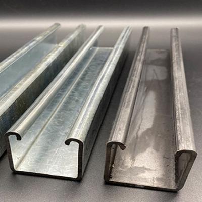 China 41x41 Back Metal Strut Channel 41x82 Ss316 Double Unistrut Strut Channel Wing for sale