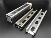 China Hot Dip Galvanized C Channel 41x41 Perforated Solar Mounted Channel Rail à venda