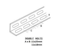 China Wholesale Electrical Zinc Double Slotted Angle Strut Channels zu verkaufen