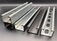 Cina Metal Steel 41x41 41x62 Slotted Plain 3m 6m Strut Channel for Construction in vendita