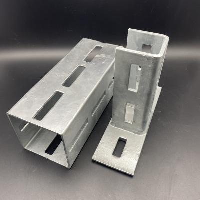 China Construction Material Metal Steel 100x100x3mm Square Channel for sale