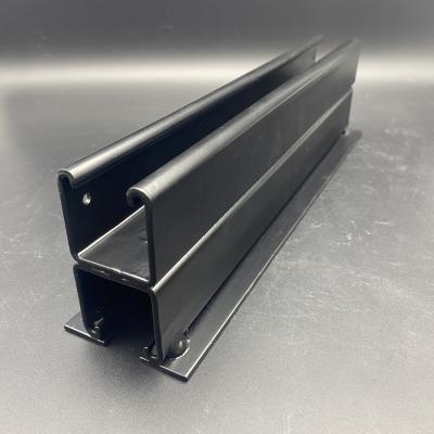 China Black Powder Coated Back to Back Strut Channel with Wing for Ceiling for sale