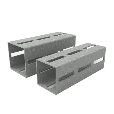 China Heavy Duty Profile Slotted Square Channel zu verkaufen