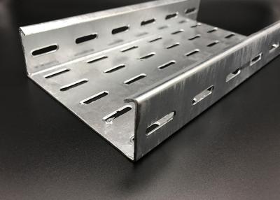 China EG Galvanized Perforated Cable Tray Wireway 150mm Ventilated Trough for sale