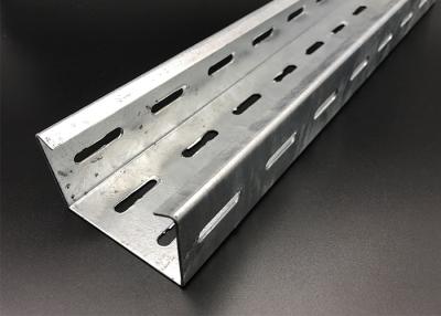 China SS304 Perforated Electrical Cable Tray Hot Dip Galvanized 6m for sale