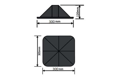 Китай Система ноги анти- вибрации штуцеров HVAC черноты ISO9001 большая продается