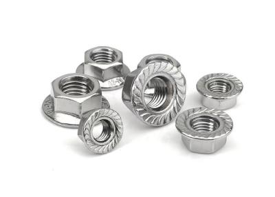 China Zinc Plated HDG Shank Bolt Nut 3/8 M10 Flange Nut Carbon Steel for sale