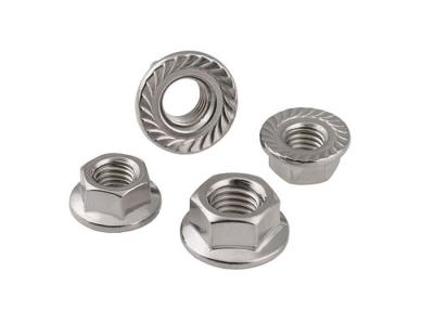 China FN Stainless Steel Flange Nut 3/8-16 HDG Flange Nut Bolt for sale