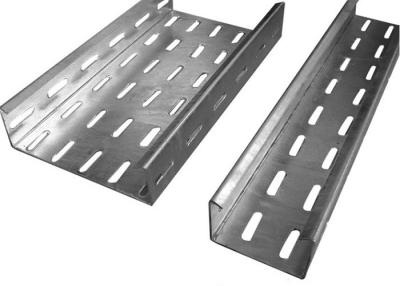 China Galvanized Steel 2.4m Electrical Wire Tray Q235B Steel Hot Dip Cable Tray for sale