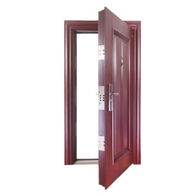 China Indian Import New Design Single Steel Swing Door for sale