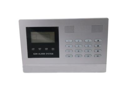 China 8 ataron con alambre zonas de + el panel de control zonas del G/M 99 de la alarma inalámbrica del hogar con la exhibición del LCD en venta