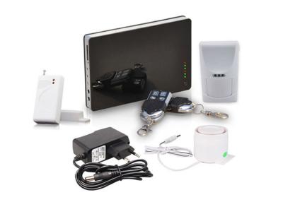 China SMS Wireless GSM Home Security Alarm System In 4 Languages with 12 Wireless Zones for sale