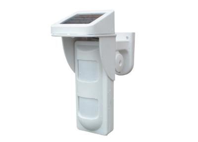 China Solar Power Charged Outdoor Wireless Infrared Sensor With Pet Immunity Up to 25KG for sale