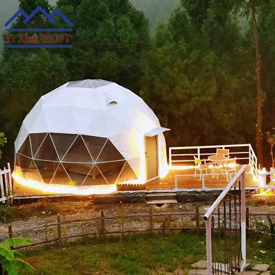 China Water Proof/Glamping Tent /UV-resistant/self-supporting/long service life Geodesic Dome Igloo Tent Fire Retardant Warm Transparent Dome Tent for Resort for sale