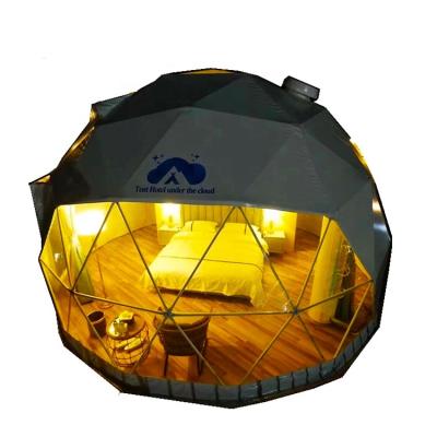 China Water proof/fireproof /UV-resistant/self-supporting/long service life made in china flame retardant and easy to install dome house prefab geodesic dome tent for sale