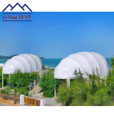 China Water Proof/Outdoor Luxury Shell Shape Resort Tent Camping Glamping Hotel Fireproof /UV-resistant/self-supporting/long lifespan for sale for sale